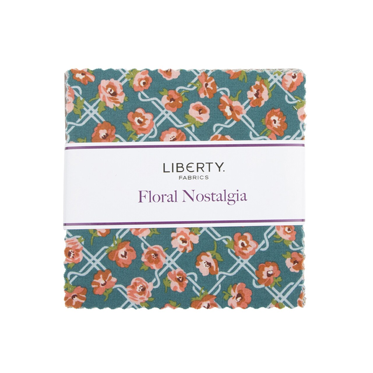 Floral Nostalgia 5" Square Pack (Charm Pack / 5" Stacker) by Riley Blake (5-LFLONOS-42)